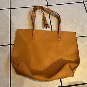Elegant Tan Tote Bag